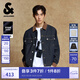 杰克·瓊斯（JACK&JONES）七夕情人節(jié)禮物 25年秋季男裝寬松潮流原色牛仔夾克外套男品牌 A13 深牛仔藍(lán) XL 185