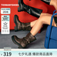 TOOMANYSHOES 【孟子義同款】 機(jī)車手冬厚底英倫風(fēng)時(shí)尚短靴棕色騎士靴七夕禮物 棕色（短靴） 38