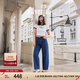 Levi's?SilverTab?25春夏新款女士美式復(fù)古時(shí)尚寬松直筒牛仔褲 藍(lán)色 29 (28)