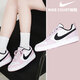 耐克（NIKE）官方女鞋25新款送老婆送女友禮物簡版空軍一號運動休閑鞋女款板鞋 BQ5448-005/櫻花粉 40 【建議腳長25厘米】