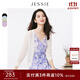 JESSIE簡(jiǎn)約V領(lǐng)七分袖單排扣針織空調開(kāi)衫春新款 白色 L