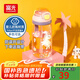 富光塔塔塑料兒童水杯tritan夏季吸管杯小學(xué)生大容量運(yùn)動(dòng)戶外太空杯子 粉色500ml