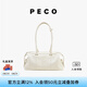PECO989小丑保齡球包植鞣油蠟長(zhǎng)柄手拎腋下波士頓包女情人七夕禮物 糖霜白頭層半樹膏小牛預(yù)售10天