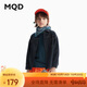 馬騎頓（MQD）童裝男童牛仔薄外套24秋新款兒童撞色學(xué)院翻領(lǐng)襯衫