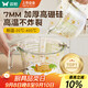 雙槍（Suncha）加厚刻度耐高溫廚房烘焙打蛋過濾 卡皮巴拉高硼硅玻璃量杯500ML