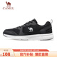 駱駝（CAMEL）網(wǎng)面透氣跑步女鞋輕量健步運動(dòng)鞋子  CD2223L6852 黑色 37