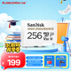 閃迪（SanDisk）256GB TF（MicroSD）4K內存卡 行車(chē)記錄儀 監控攝像頭專(zhuān)用 20,000小時(shí)錄制 重復讀寫(xiě)高耐用存儲卡