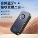 浪翔  領(lǐng)夾式藍牙接收器5.4藍牙接收發(fā)射器二合一車(chē)載適配器藍牙接收音響多功能 藍牙接收發(fā)射二合一【Y8】 充電線(xiàn)+AUX合金頭