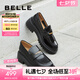 百麗（Belle）七夕禮物宋佳同款海鷗樂福2.0版25女商場款皮鞋B5J1DCA5預(yù)售 【孟子義同款】黑色（5.5CM） 2.0 38 (240mm)