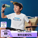 Skechers斯凱奇哆啦A夢(mèng)聯(lián)名款 男女童夏季純棉透氣限定短袖L325K070 【100%純棉】亮白色/0019/70 150