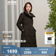 波司登（BOSIDENG）【反季】冬季羽絨服鵝絨女長(cháng)款加厚新國標90絨商場(chǎng)同款修身外套 玄夜黑8A80 S 160/84A