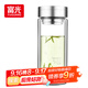 富光雙層玻璃杯 大容量高硼硅玻璃泡茶杯子 帶茶隔商務(wù)辦公水杯男女士