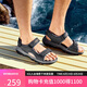 斯凱奇（Skechers）七夕禮物涼鞋男士夏季外穿運(yùn)動(dòng)涼拖鞋透氣軟底休閑沙灘鞋204105