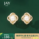 Jay 珍珠耳夾無耳洞女新款珍珠耳釘耳飾教師節(jié)禮物老師 耳夾