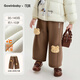 可英童裝女童新年衣服禮物加絨褲子2026秋冬兒童加厚褲子女寶保暖棉褲