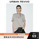 UR2025春季新款女裝趣味休閑刺繡寬松短袖T恤UYY450006 中灰 (偏寬松) S