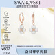 施華洛世奇（SWAROVSKI）Latisha幸運四葉草耳釘耳飾耳環(huán)女教師節禮物生日禮物女5636517