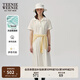Teenie Weenie小熊女裝白色連衣裙2025夏季新款優(yōu)雅清新通勤氣質(zhì)襯衫裙 白色 S