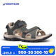 迪卡儂（DECATHLON）戶外涼鞋魔術(shù)貼沙灘鞋【23年新】卡其色-男41-4015510