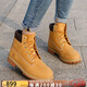 Timberland添柏嵐女鞋大黃靴春夏戶外休閑大童踢不爛馬丁靴女款登山鞋 713/寬版 37 內(nèi)長(zhǎng)225mm
