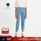 Levi's李維斯匠心丹寧日本面料女士美式簡(jiǎn)約休閑通勤淺色牛仔褲 淺藍色 28 (27)
