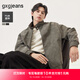 gxg.jeans男裝* 多色簡(jiǎn)約美式復古寬松立領(lǐng)夾克外套男 25秋新品 灰色 預售10月20日發(fā) L (175)