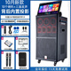 粵帝大音量投影儀線(xiàn)陣音響大功率廣場(chǎng)舞帶顯示屏戶(hù)外KTV點(diǎn)歌機藍牙 高端投影+大容量硬盤(pán)+2支金屬美聲話(huà)筒+支架幕布