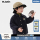 馬·拉?。∕.Latin）/童裝兒童羽絨服冬新款男小童印花翻領(lǐng)輕薄羽絨服 藏青 110 cm
