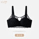 珀萊雅（Polaiya）蕾絲內衣女小胸聚攏收副乳防下垂法式性感美背夏季薄款無(wú)鋼圈文胸 黑色 75A /75B- 罩杯厚度2.5cm左右