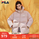 斐樂(lè )FILA情侶連帽羽絨服女2025冬連帽RGB多彩羽絨防風(fēng)防潑水外套男 赤粉色-PK M 170/92A/M