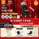 StokkeYOYO3 6+ 全能型嬰兒推車(chē)可折疊遛娃神器輕便嬰兒車(chē)可坐可躺 【YOYO3 6+】+卡其色坐墊 黑色車(chē)架