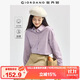 佐丹奴知識(shí)分子風(fēng)襯衫女純棉法蘭絨減齡娃娃領(lǐng)泡泡袖襯衣13344850