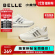百麗周雨彤同款小金甘2025新復古女商場(chǎng)休閑鞋A8D1DCM5 米色/銀色 36
