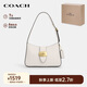 蔻馳（COACH）【品牌直供】女士ELIZA系列中號(hào)白色手提單肩包CAA93IMCHK