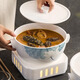 Amwell陶瓷加熱湯碗酒店會(huì )所明爐餐具蠟燭保溫湯盅商用高檔海鮮湯盆大號 9英寸湯鍋+爐座