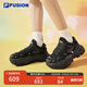 FILAFUSION斐樂(lè )潮牌女鞋硬糖鞋厚底老爹鞋女運動(dòng)鞋女 黑色-BK 37.5