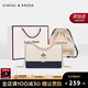 CinvaiKrose包包女包斜挎包女士包輕奢侈包包新款2025品牌單肩包小方包 白配藍-生日禮物送女友