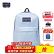 JANSPORT杰斯伯雙肩包女學(xué)生旅行包26L旅行輕便透氣書(shū)包男背包 4QUT7G7 霧霾藍-側邊袋