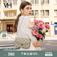 VANESSA HOGAN VH女包山茶花信封包2025夏季新款老花鏈條包單肩斜挎包七夕禮物