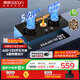 帥康（Sacon）燃氣灶煤氣灶雙灶家用 5.2KW灶具750mm大面板可調節免擴孔 國家補貼20%嵌入式臺式JZT-3B811天然氣