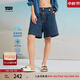 Levi's李維斯冰酷系列25年春夏新款女士美式防曬時(shí)尚牛仔短褲涼感 藍色 25