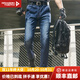 龍牙三代龍牙隱冰cordura戰術(shù)通勤修身牛仔褲夏季透氣涼感通勤輕薄褲 中藍色 32 175/84B 高178重140-155斤