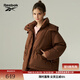 Reebok銳步官方24年新款女子時(shí)尚休閑連帽保暖寬松羽絨夾克外套 24FRM202WGBR L