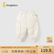 童泰（TONGTAI）寶寶羽絨褲秋冬季兒童三防鴨絨長(zhǎng)褲男童女童休閑外出時(shí)尚褲子 米白 90 cm