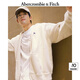 ABERCROMBIE & FITCH男裝女裝情侶裝24春秋新經(jīng)典小麋鹿抓絨衛(wèi)衣外套KI122-4257 奶白色 XL 180/116A尺碼偏大,建議小一碼