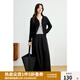獨束大碼女裝2025春季新款原紗防曬針織開衫氣質(zhì)顯瘦百搭抗菌小衫 黑色 2XL （尺碼：4） (尺碼：4)