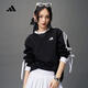 阿迪達斯（adidas）【滔搏運動(dòng)】女子3S LONG-SLEEVE 三條紋舞動(dòng)系列運動(dòng)休閑長(cháng)袖T恤 KG3858 M