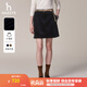 哈吉斯（HAZZYS）女裝 秋季女士【PHIZ系列】復古風(fēng)燈芯絨A型短裙女 藏青色NV M (160/72A 40)