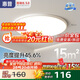 惠普護(hù)眼臥室吸頂燈簡(jiǎn)約led極簡(jiǎn)超薄普瑞中山燈具房間主燈包安裝