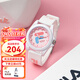斐樂(lè )（FILA）手表女時(shí)尚個(gè)性硅膠學(xué)生運動(dòng)男表潮流石英表情侶表送生日禮物6567 【粉色】FLM38-6567-003